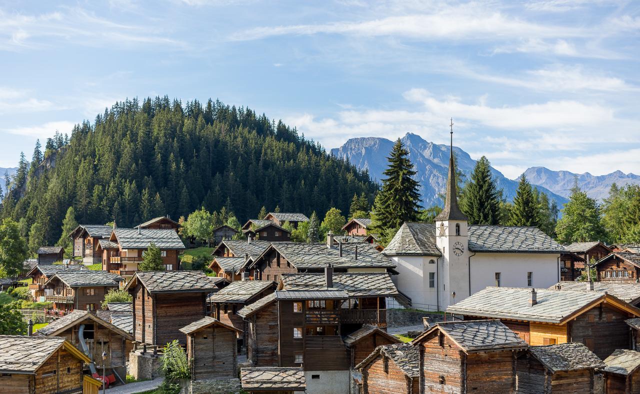Hotel Blattnerhof Blatten bei Naters Exteriör bild