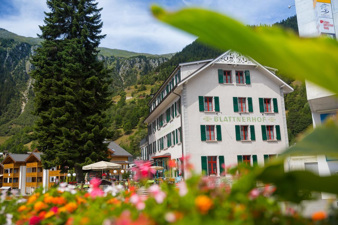 Hotel Blattnerhof Blatten bei Naters Exteriör bild