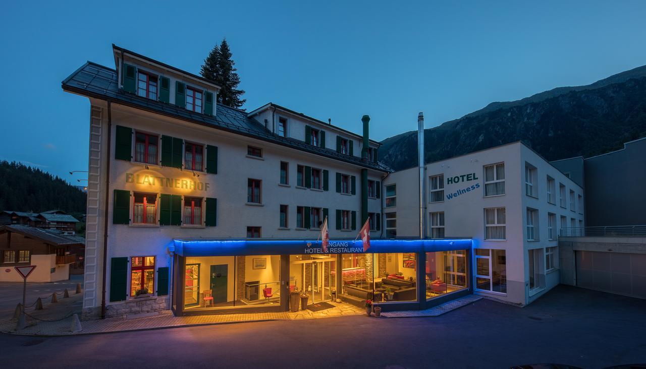Hotel Blattnerhof Blatten bei Naters Exteriör bild